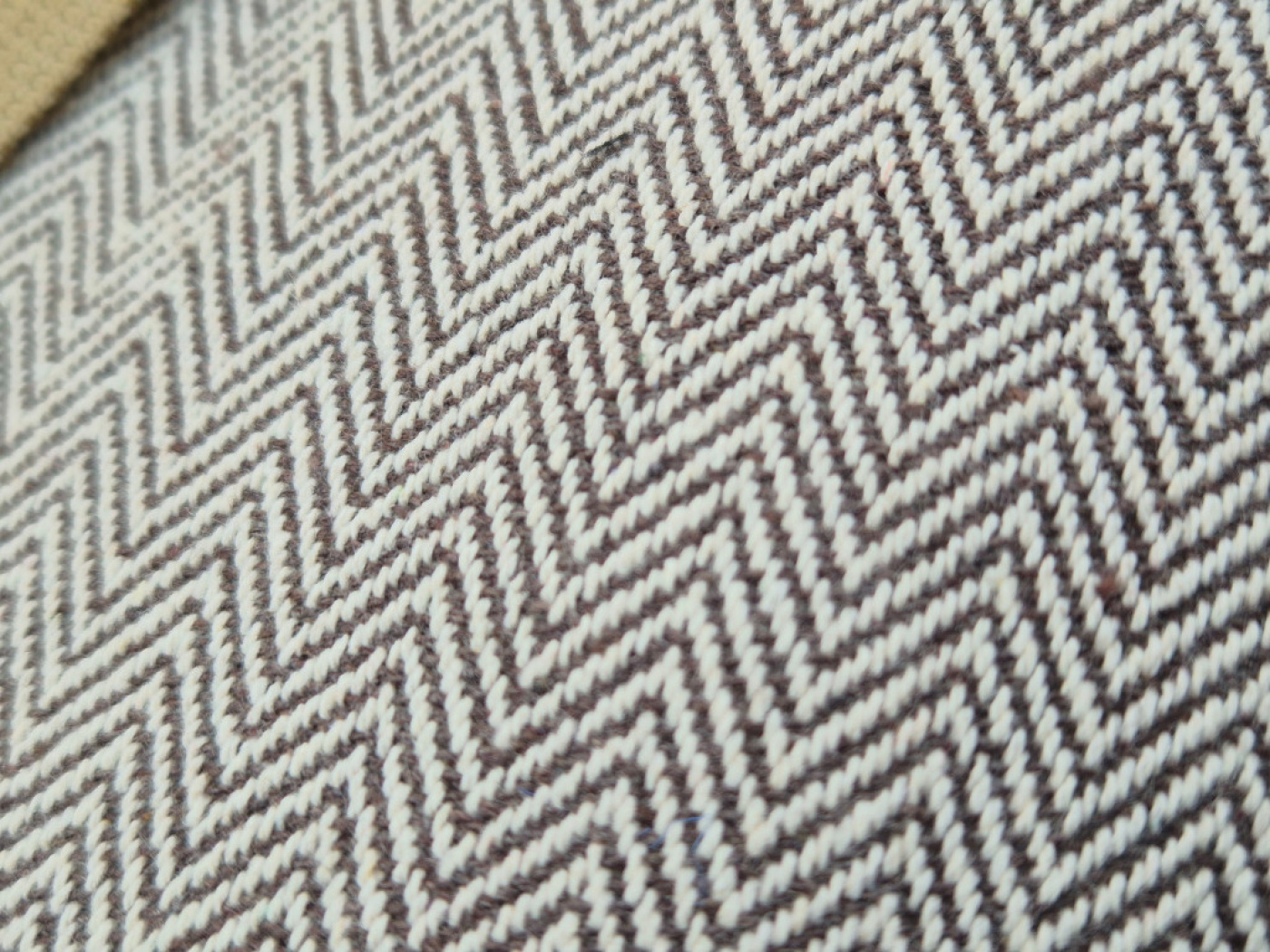 Hanf Rucksack |  Detail | Aschbraun